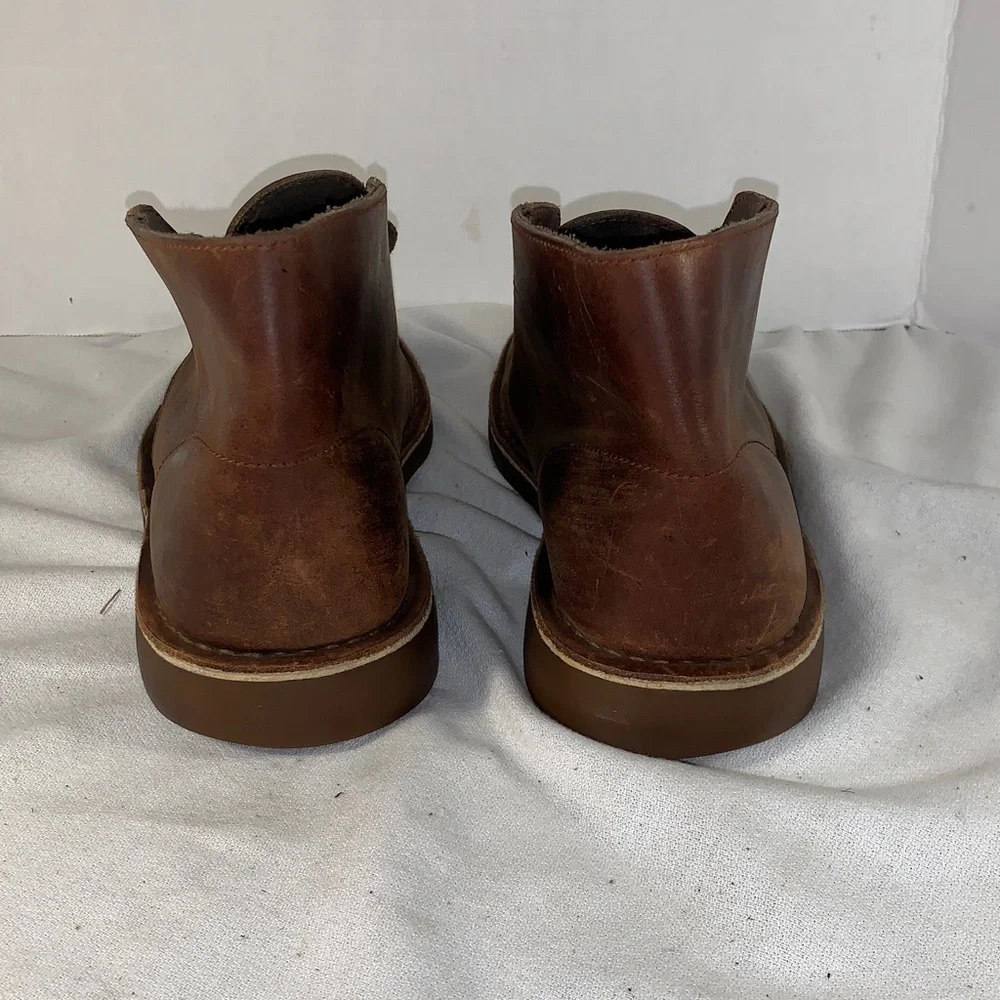 Clarks Men's Dark Brown Leather Chukka Boots